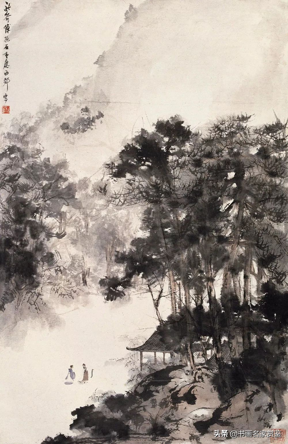 现代画家傅抱石关山月作品,近现代画家傅抱石作品有什么