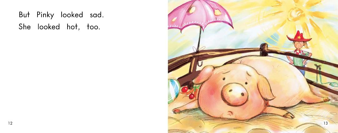 英语有声绘本浏览:爱洗泥巴浴的粉红猪《Pinkythepig》