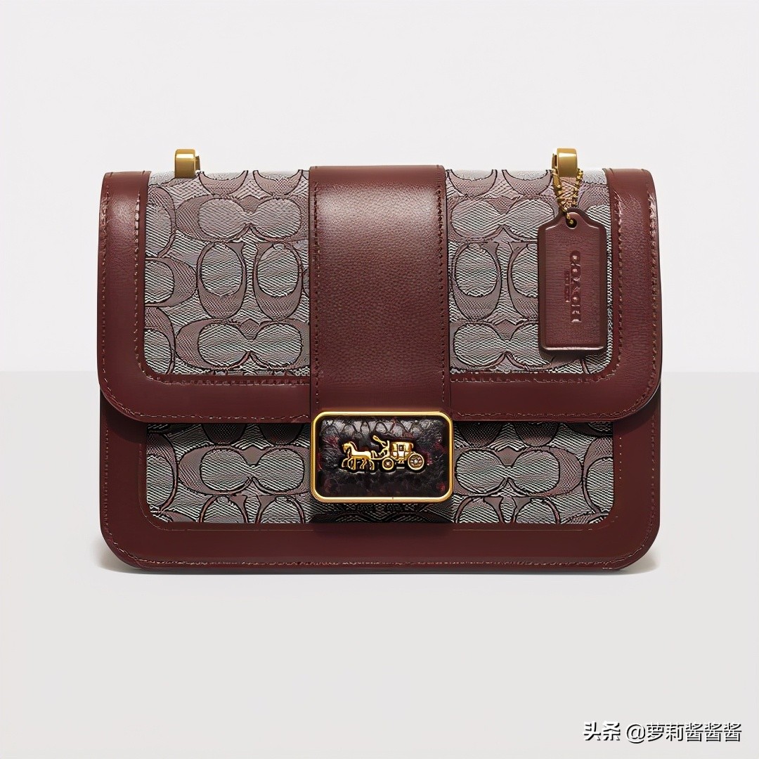 coach提花织物托特包,coach小号提花织物包