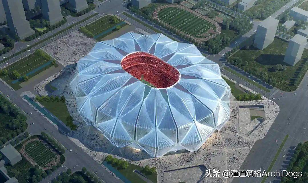 广州恒大为什么更换新球场设计图,广州恒大足球场效果图震动曝光