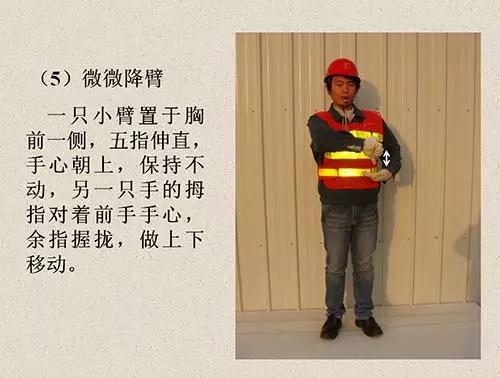 吊车信号工指挥手势图,学习基本吊车动手按键