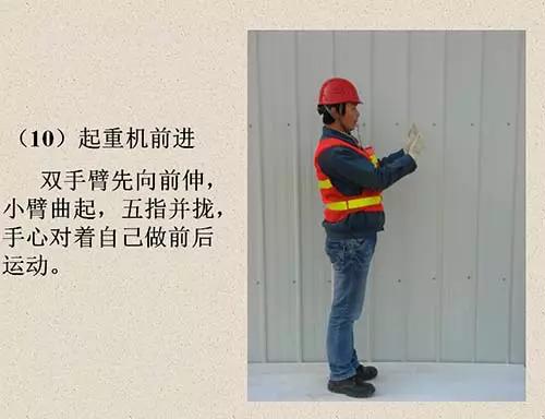 吊车信号工指挥手势图,学习基本吊车动手按键