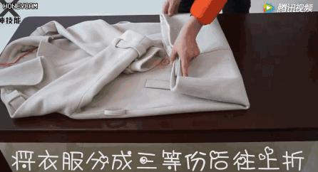 大衣不用熨烫怎么去褶皱,大衣不用洗的办法