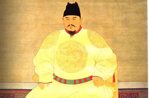 西安明太祖朱元璋图,古泗州城朱元璋