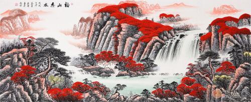 十大著名风水画鸿运当头,客厅山水画风水讲究鸿运当头