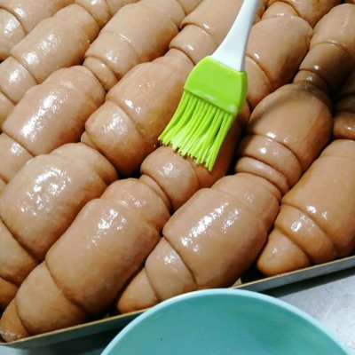 桃李牛角巧克力面包盒装,桃李牛角巧克力面包