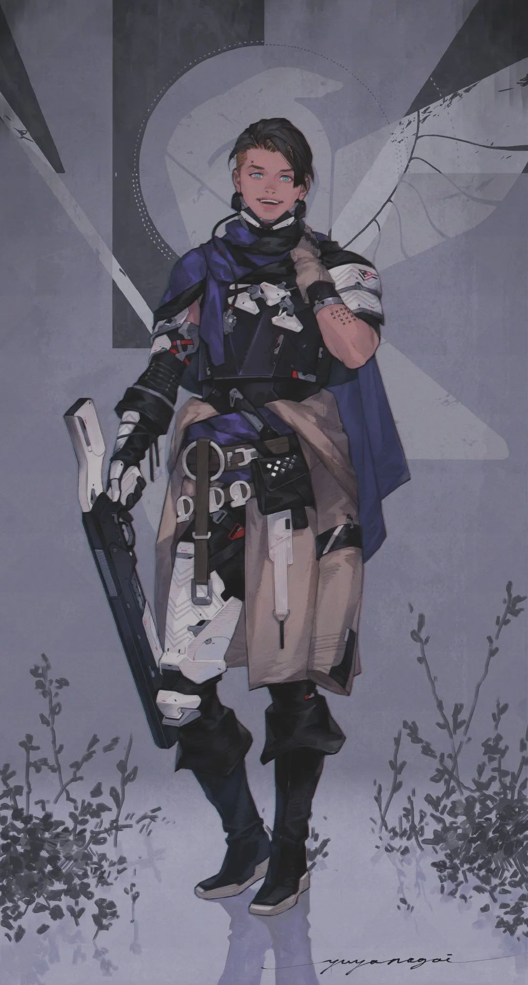 「绘画参考」​​​尼尔机械纪元画师永井悠也笔下游戏角色作品