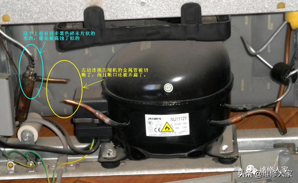 冰箱压缩机坏了可以自己更换吗,展示柜冰箱如何更换下面压缩机