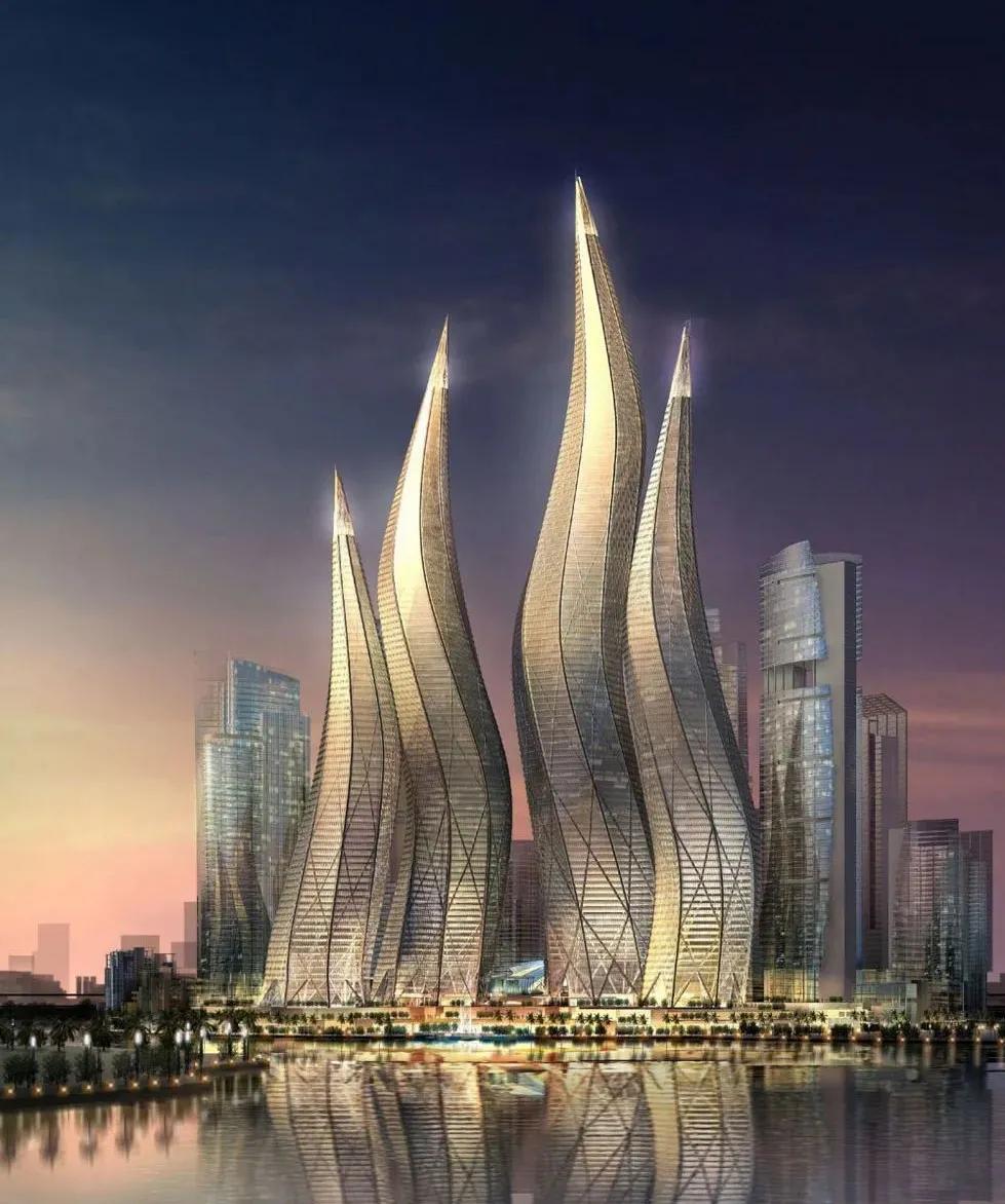 迪拜填海烂尾工程恢复了吗,迪拜旋转大厦建造图