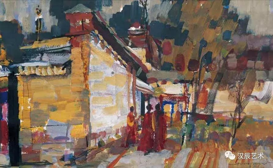 俞晓夫风景油画,现代油画名家俞晓夫