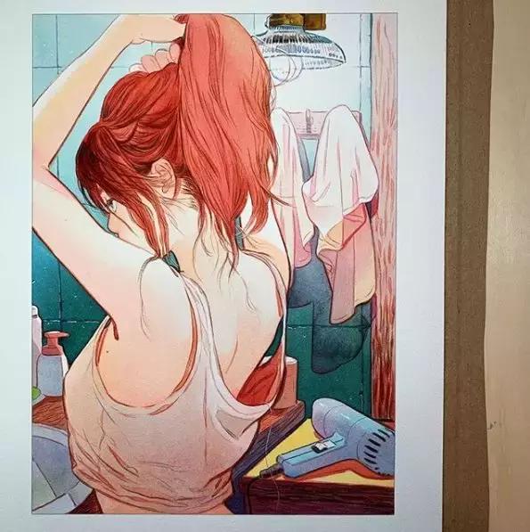不务正业、跳钢管舞的她靠画羞羞画撩到46万粉丝，画作撩性格酷