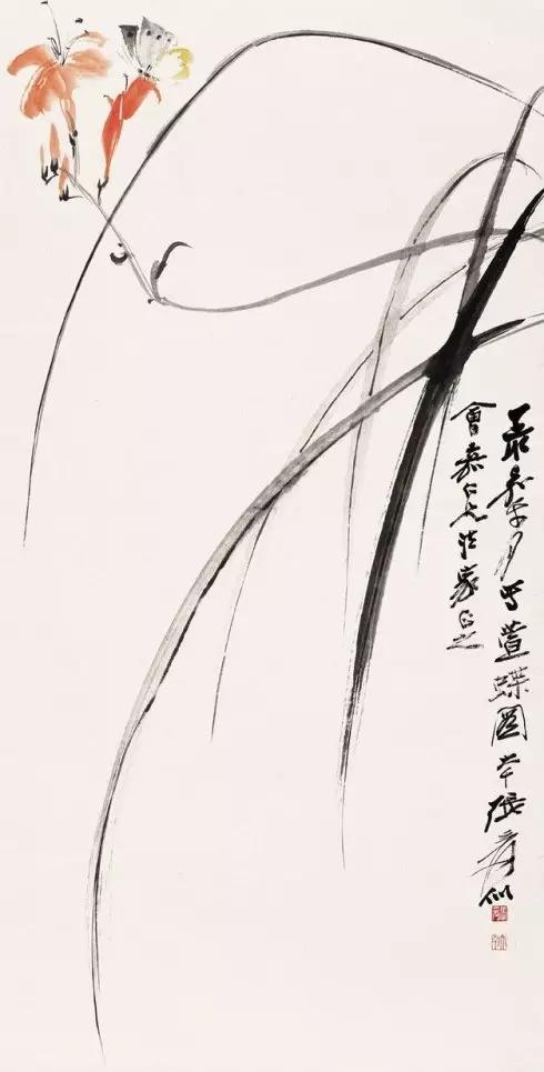 中国十大名家画兰,中国画名家画兰