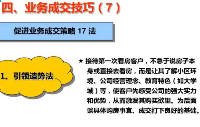万科置业顾问体系培训课件
