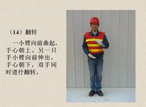 吊车信号工指挥手势图,学习基本吊车动手按键