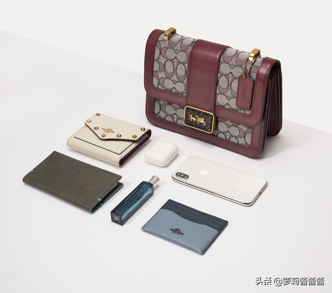 coach提花织物托特包,coach小号提花织物包