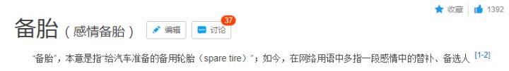 备胎二个字代表什么,备胎怎样看正反