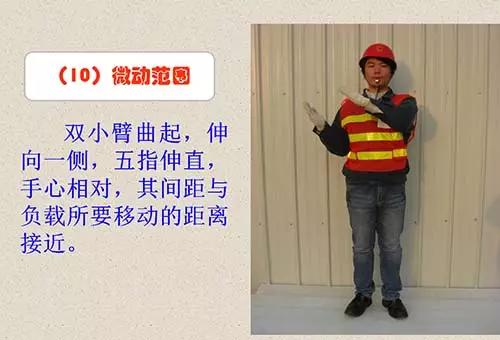 吊车信号工指挥手势图,学习基本吊车动手按键