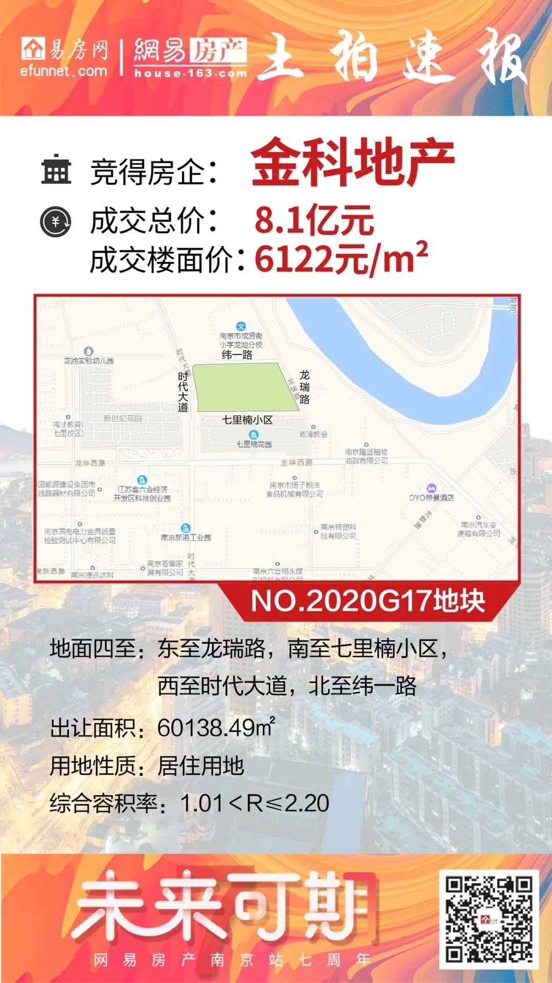 触顶！27142元/㎡栖霞建设再进仙林湖，首创携手58集团打造商业体