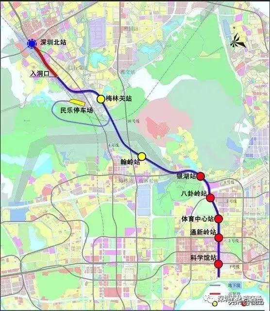 深圳地铁9号线刚开通的时候,深圳8号线地铁二期开通时间