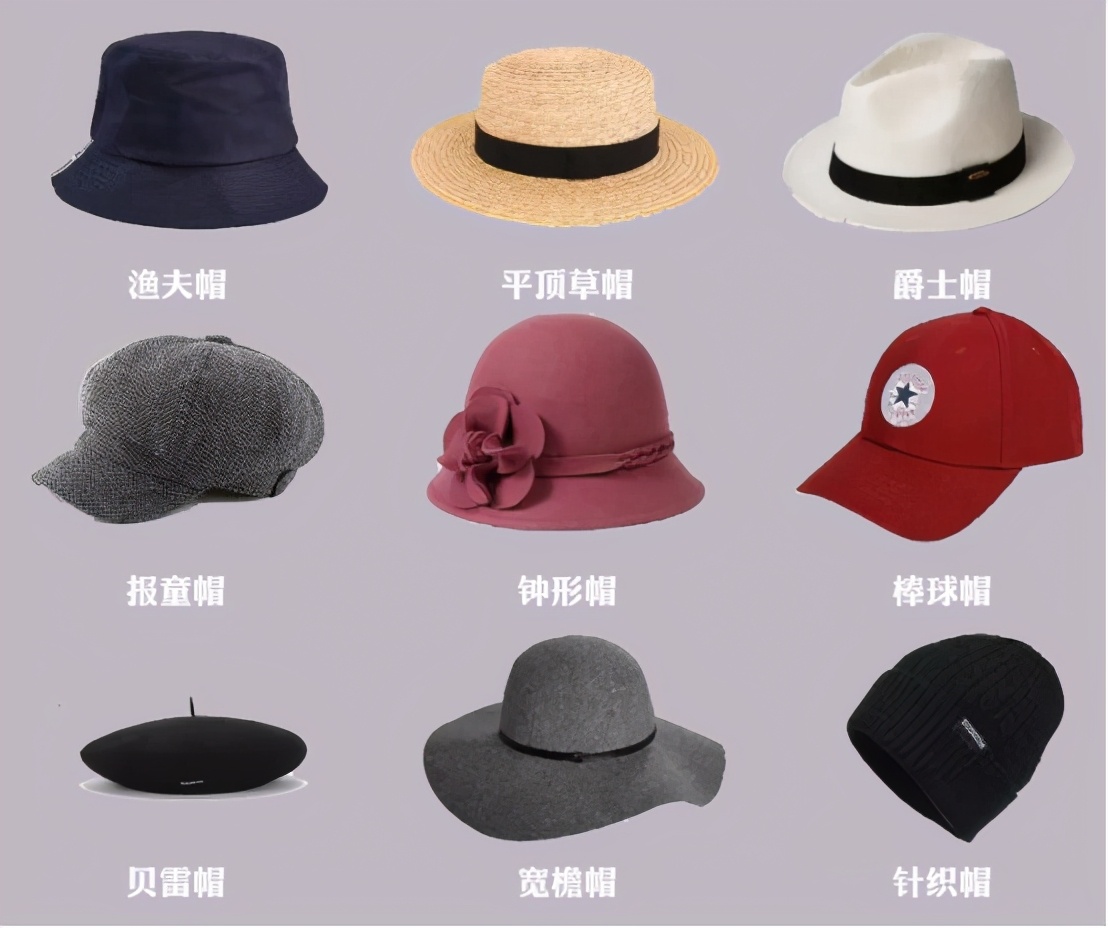 如何知道自己的脸型适合什么帽子,根据脸型挑选帽子这样才不显脸大