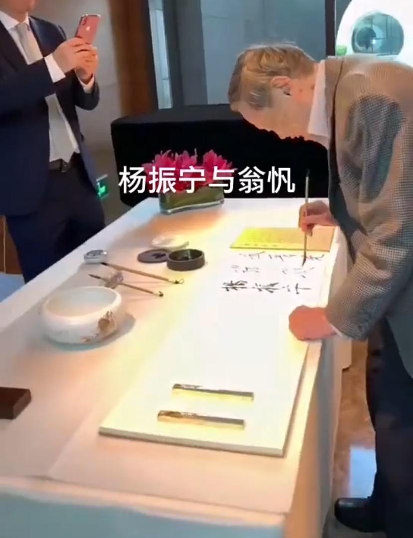 杨振宁与翁帆参加画展,和杨振宁结婚后翁帆的事业状态