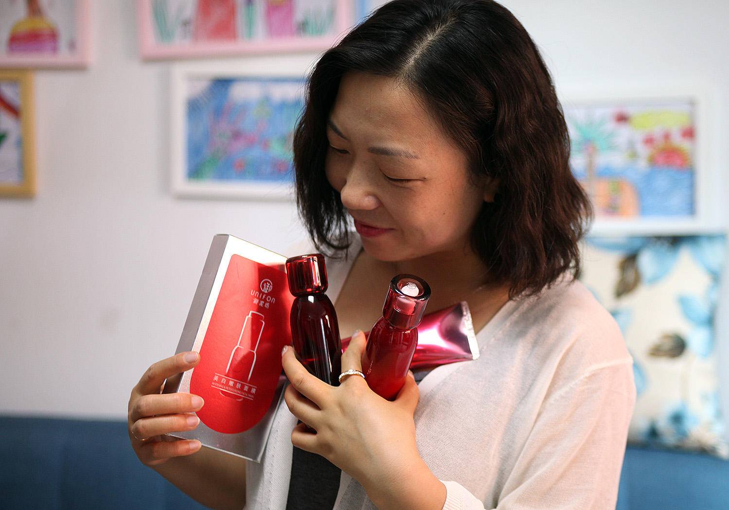 御泥坊美白淡斑套装测评,护肤美白套盒