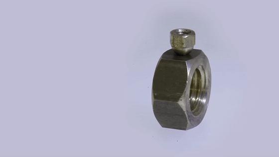 螺丝做钻戒,用螺母制作一个钻戒